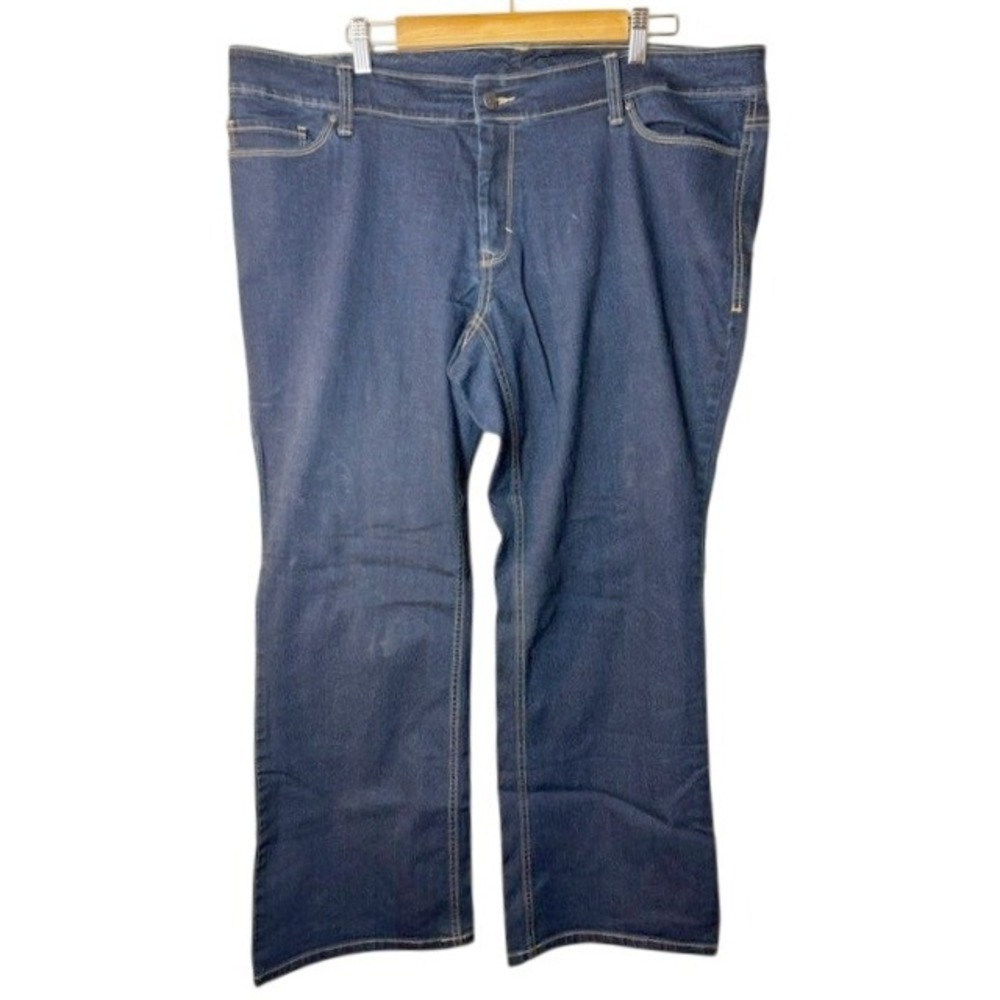 Old Navy Plus Size 20 Regular Bootcut Jeans Dark Wash Stretch Denim Normcore